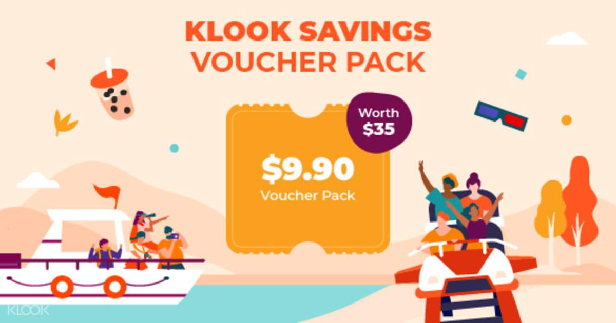 Up to 75 Off 9.90 KLOOK Savings Voucher Pack Klook Singapore